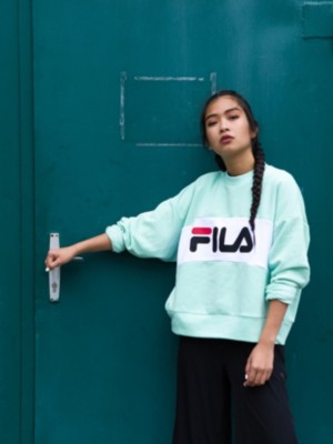 Fila leah crew on sale sweater